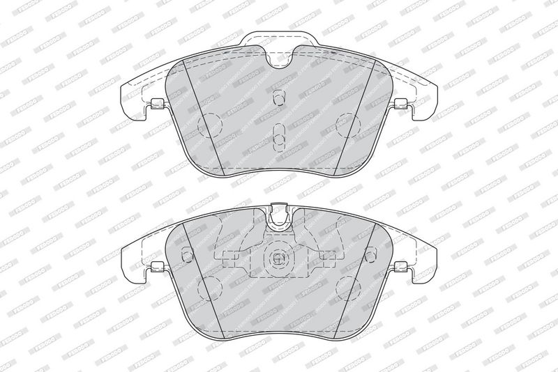 FERODO FDB4107 Brake Pad Set, disc brake