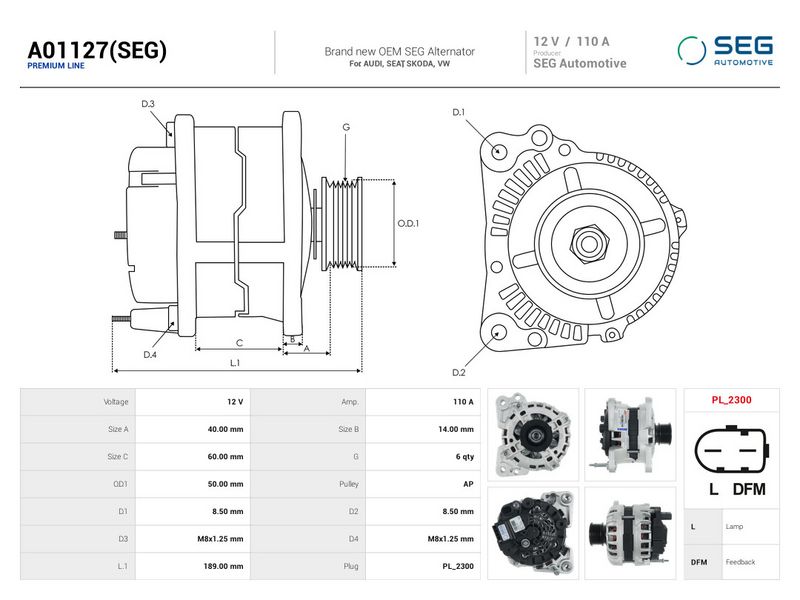 OEM код товара: 036903024N