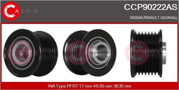 Řemenice, generátor CCP90222AS