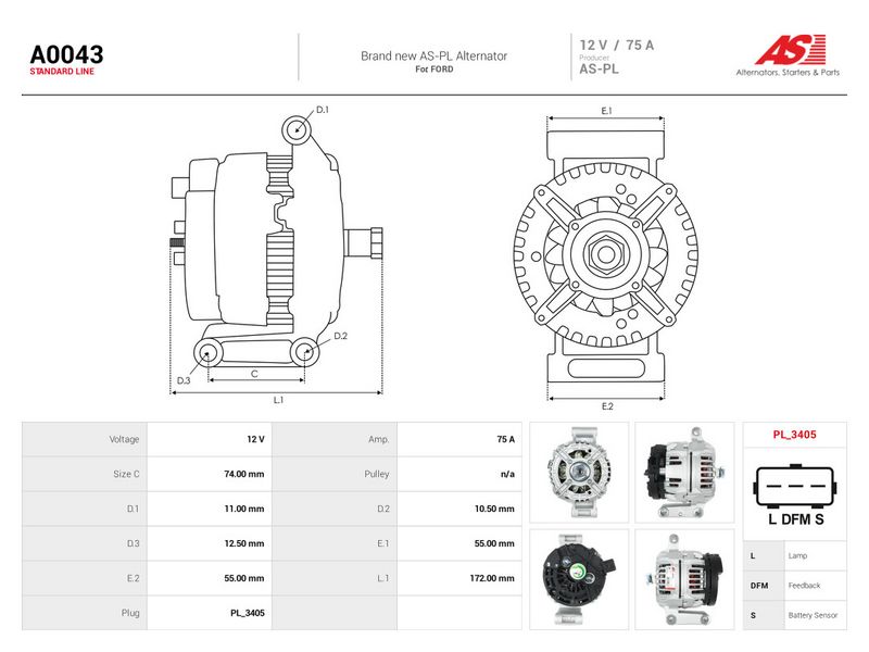 Generaator, AS-PL A0043