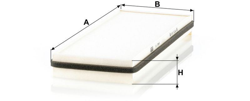 Filter, salongiõhk, MANN-FILTER CU 3840