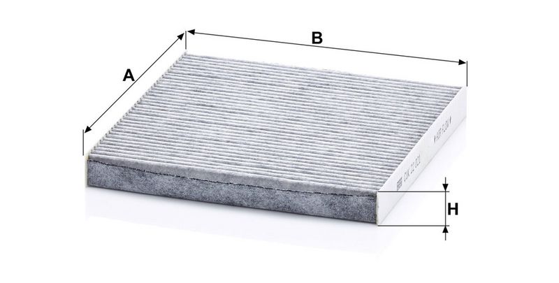 Filter, salongiõhk, MANN-FILTER CUK 22 021