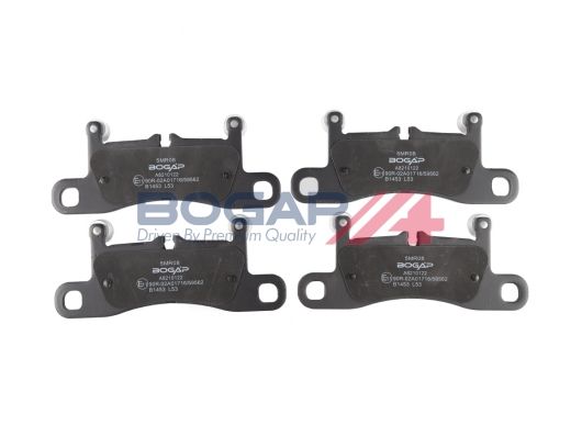 BOGAP A8210122 Колодки гальмівні (задні) VW Touareg/Porsche Cayenne 10-