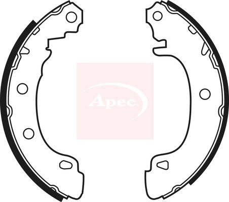APEC Brake Shoe Set SHU541