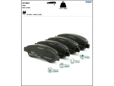 DELPHI LP1994 Brake Pad Set, disc brake
