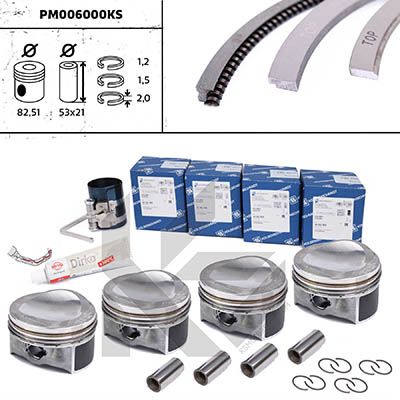 Product Image - Zuigerset - PM006000KS - ET ENGINETEAM