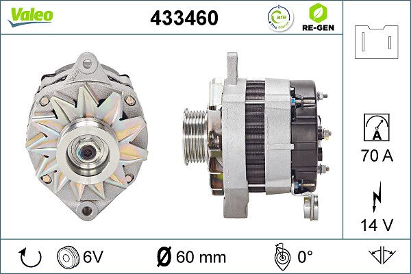 VALEO Dynamo / Alternator 433460