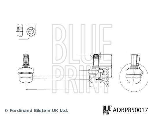 BLUE PRINT Rúd/kar, stabilizátor ADBP850017