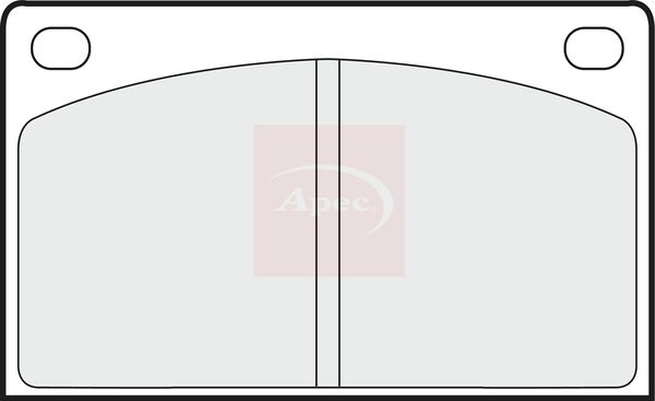 APEC Brake Pad Set, disc brake PAD576