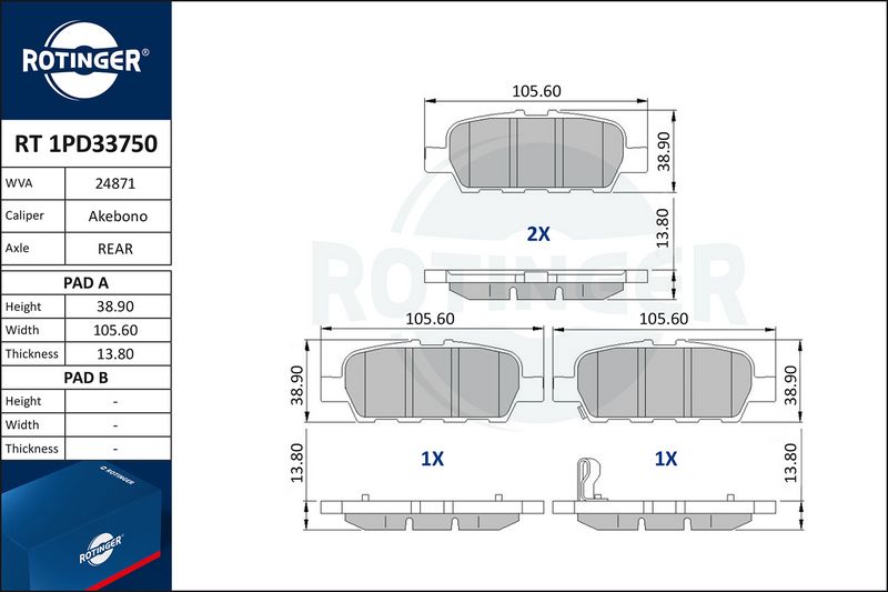 OEM код товара: D40603TA3A