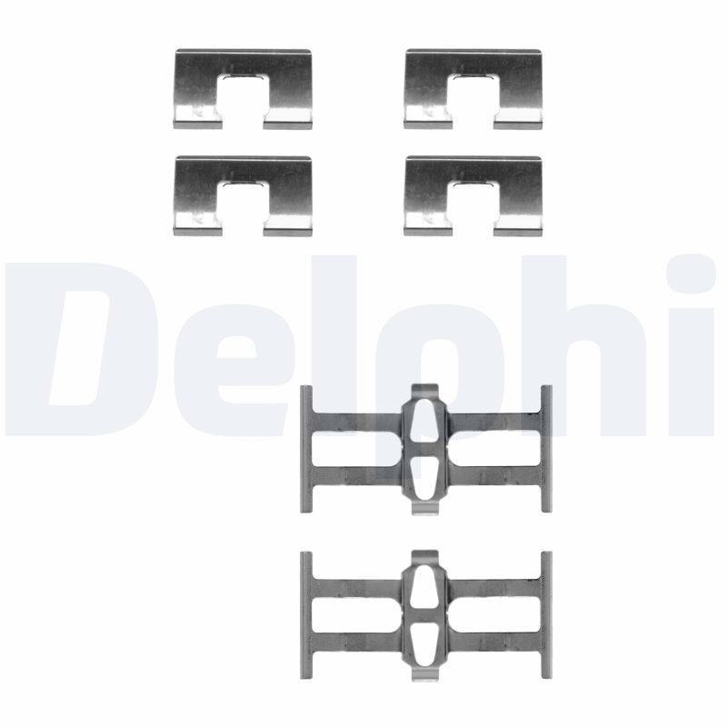 Комплект приладдя, накладка дискового гальма, Delphi LX0208