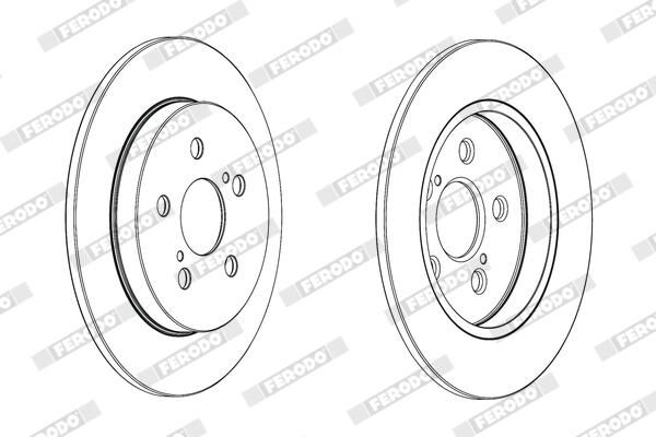 FERODO DDF1875C Brake Disc