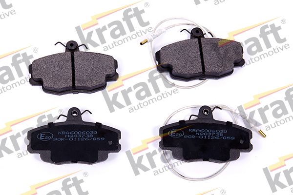 KRAFT Automotive 6006030 Комплект гальмівних накладок, дискове гальмо