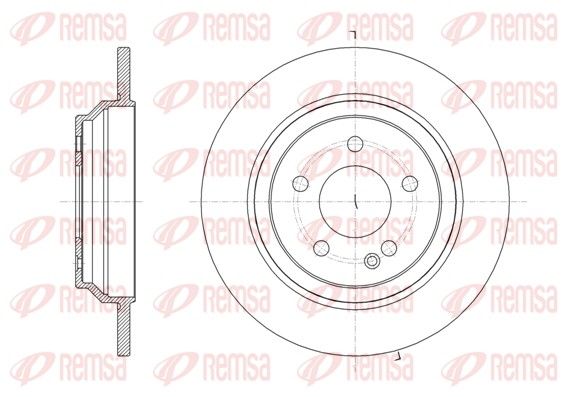 Гальмівний диск, Remsa 61616.00