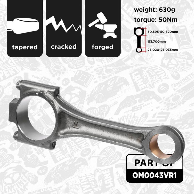 Product Image - Plunjerset - OM0043VR1 - ET ENGINETEAM