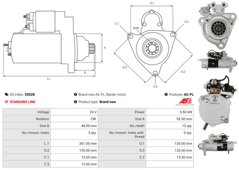 AS-PL S5028 Starter
