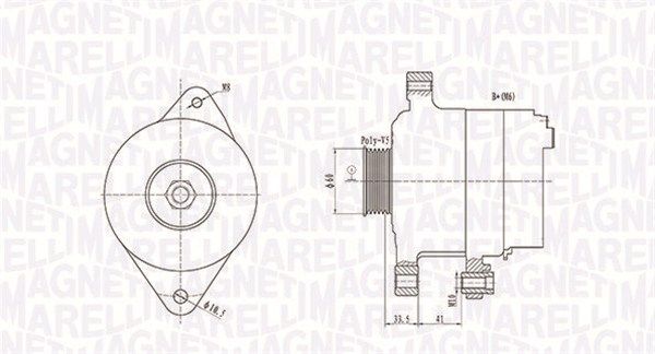 MAGNETI MARELLI generátor 063731891010