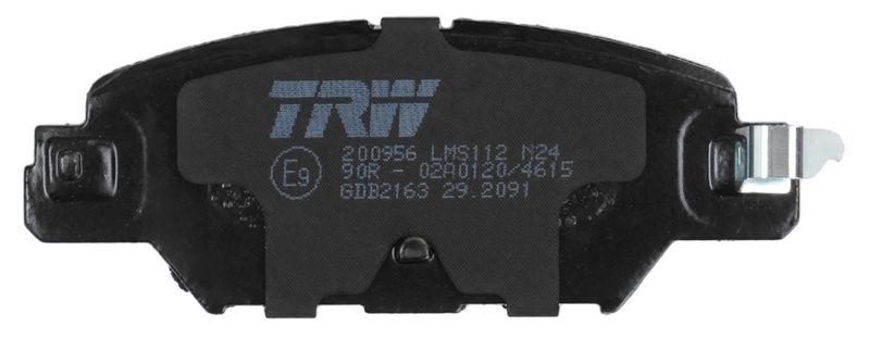 TRW GDB2163 Brake Pad Set, disc brake