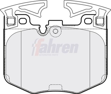Fahren Brake Pad Set, disc brake FBP3854