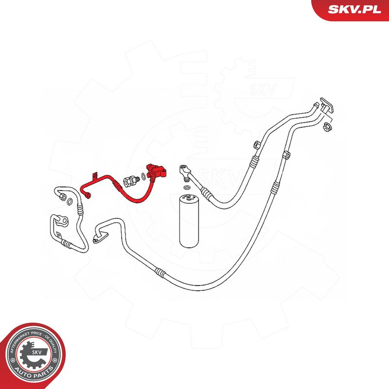 Kõrgsurve-, madalsurvetorustik, kliimaseade, ESEN SKV 54SKV657