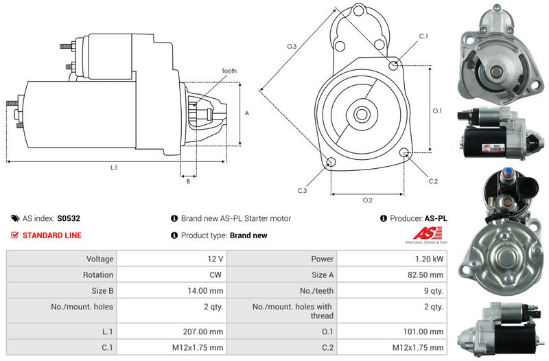AS-PL S0532 Starter
