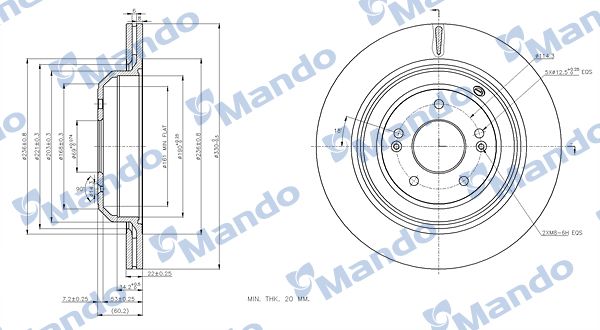 спирачен диск MANDO