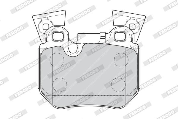 FERODO Plaquettes de frein à disque FDB4217