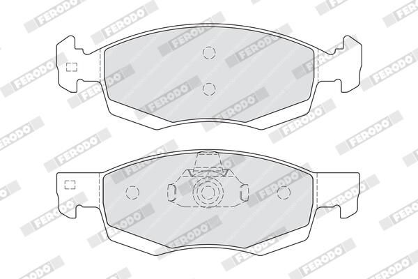 FERODO FDB4035 Brake Pad Set, disc brake