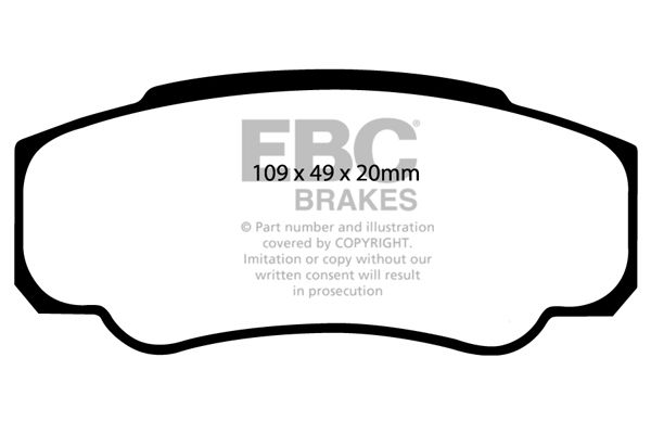 EBC Brakes fékbetétkészlet, tárcsafék DP1378