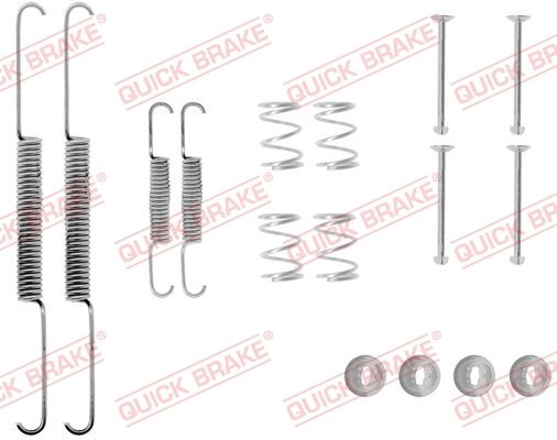 Комплект приладдя, гальмівна колодка, Quick Brake 105-0507