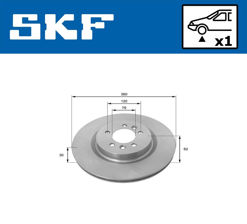 спирачен диск SKF