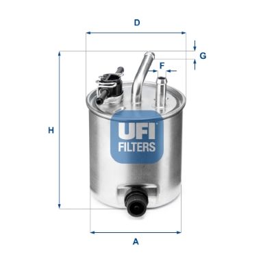 Фільтр палива, Ufi 55.582.00