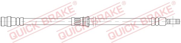 Гальмівний шланг, Quick Brake 58.898