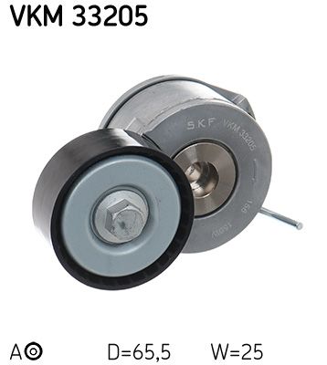 SKF feszítőgörgő, hosszbordás szíj VKM 33205