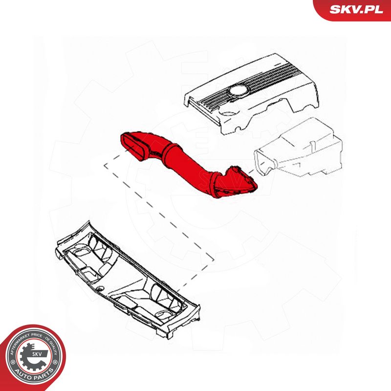 Õhutoru, õhufilter, ESEN SKV 43SKV900