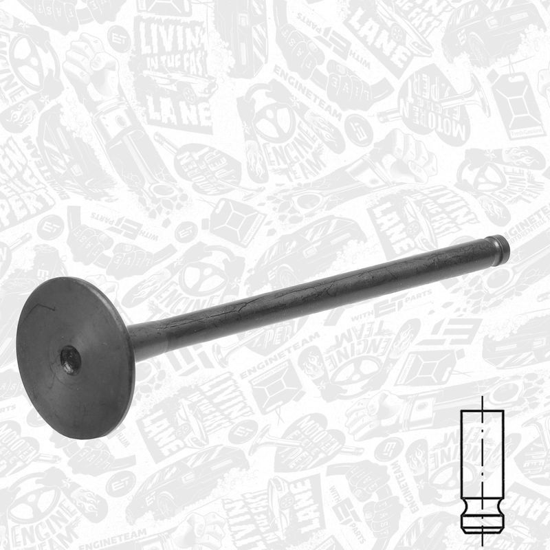 Product Image - Uitlaatklep - VE0172 - ET ENGINETEAM