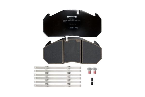 Sada brzdových destiček, kotoučová brzda FCV760B