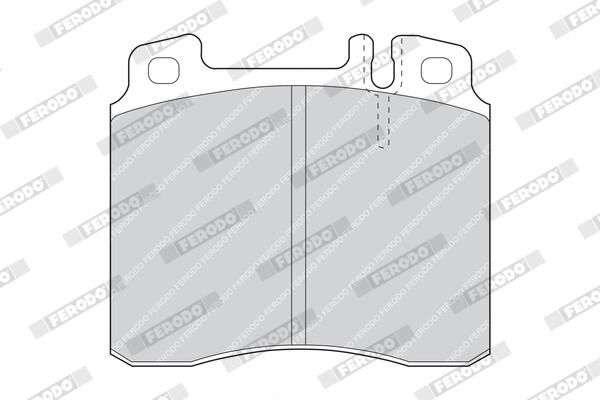 FERODO FDB800 Brake Pad Set, disc brake