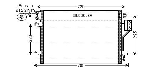 AVA QUALITY COOLING kondenzátor, klíma CR5106