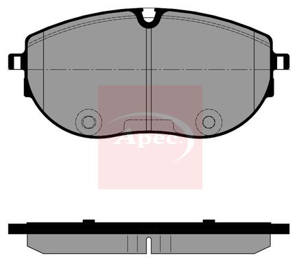 APEC Brake Pad Set, disc brake PAD2543
