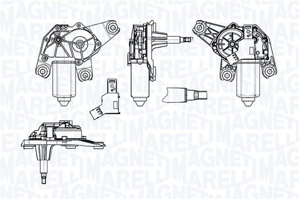 MAGNETI MARELLI törlőmotor 064073500010