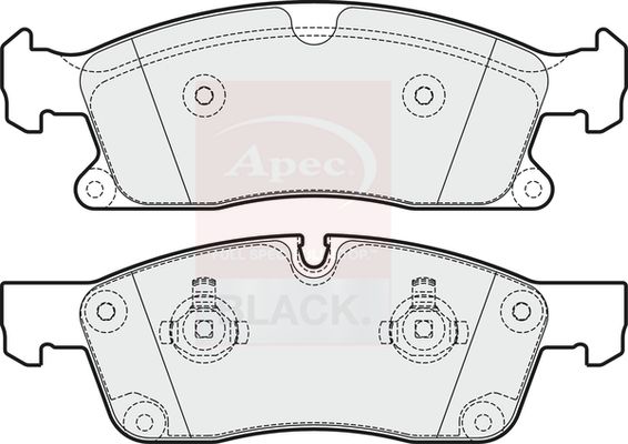 APEC Brake Pad Set, disc brake PAD1924B