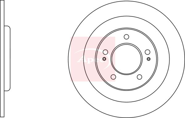 APEC Brake Disc DSK3018