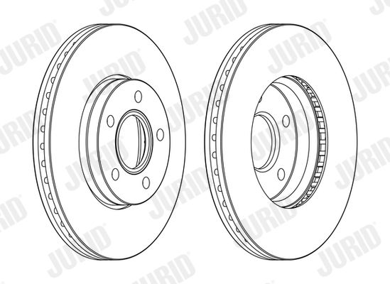 Гальмівний диск, Jurid 563160JC