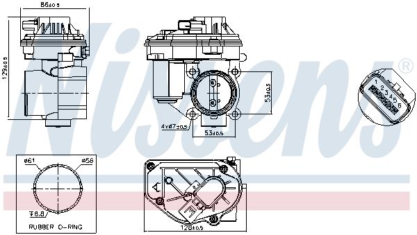 NISSENS 955113 Throttle Body