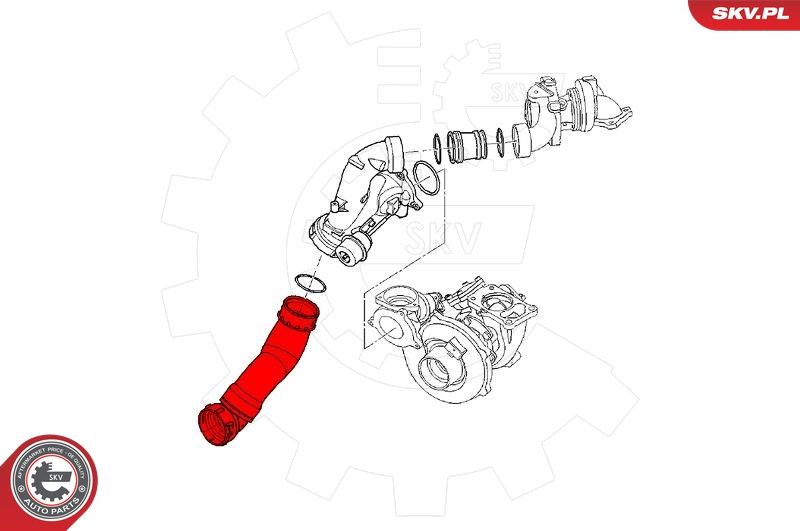 ESEN SKV 43SKV247 Charge Air Hose