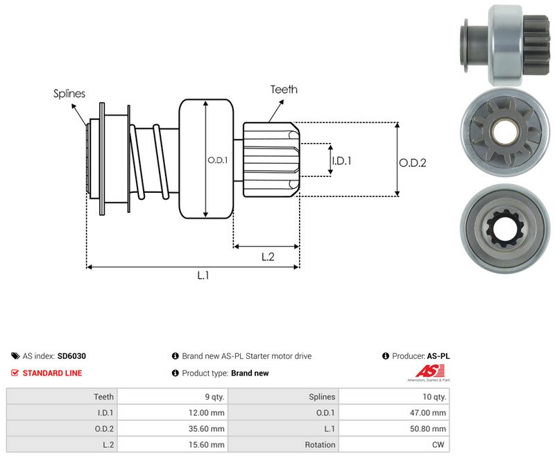 Vabajooks, starter, AS-PL SD6030