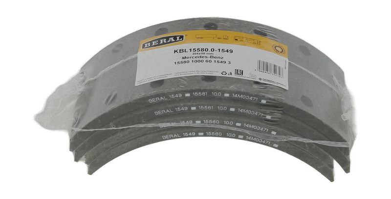 Brake shoe lining (300x98. basis) past: MERCEDES O 309 05.77-02.89