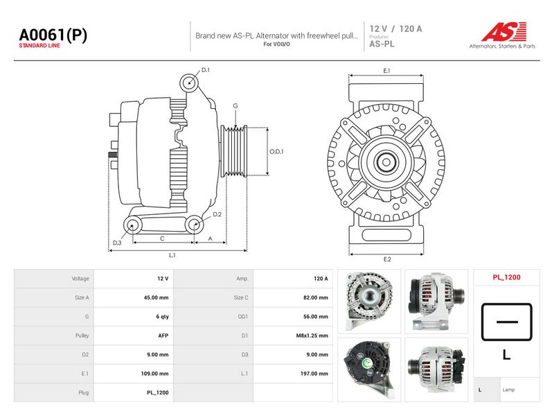 Generaator, AS-PL A0061(P)