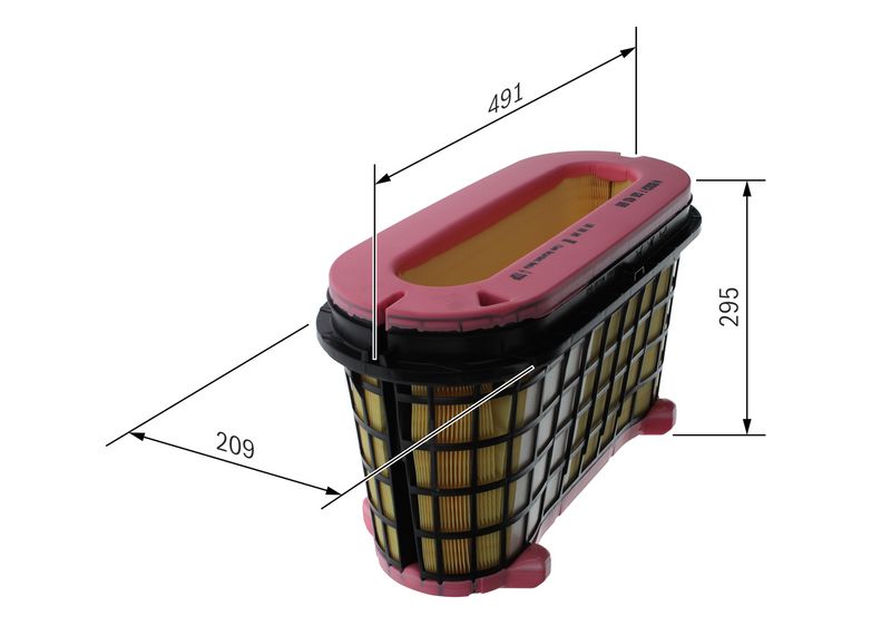 BOSCH F 026 400 689 Air Filter